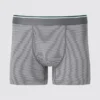 Men’s Cotton Boxer Briefs | Striped