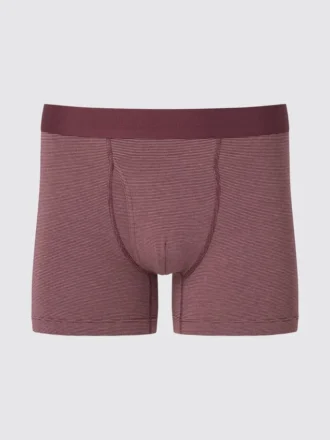 Men’s Cotton Boxer Briefs | Striped