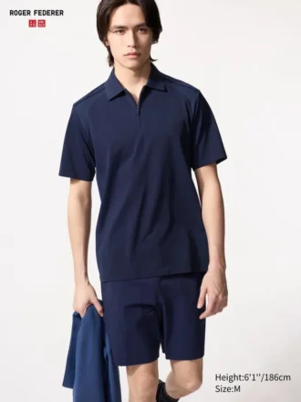 Men’s Dry-Ex Quarter-Zip Polo Shirt