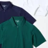 Men’s Dry-Ex Quarter-Zip Polo Shirt