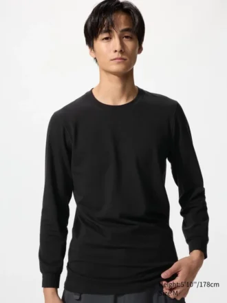 Men’s Heattech Cotton T-Shirt | Extra Warm