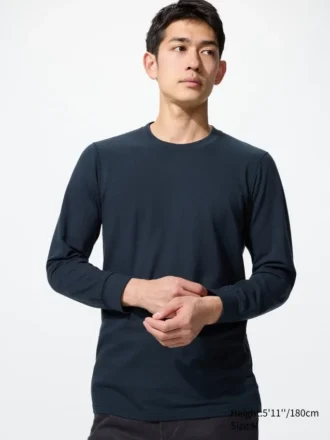 Men’s Heattech Cotton T-Shirt | Extra Warm