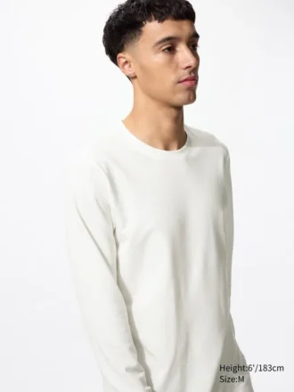 Men’s Heattech Cotton T-Shirt | Extra Warm