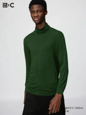 Men’s Heattech Extra Warm Cashmere Blend Turtleneck