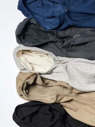 Men’s Heattech Pile-Lined Sweat Full-Zip Hoodie