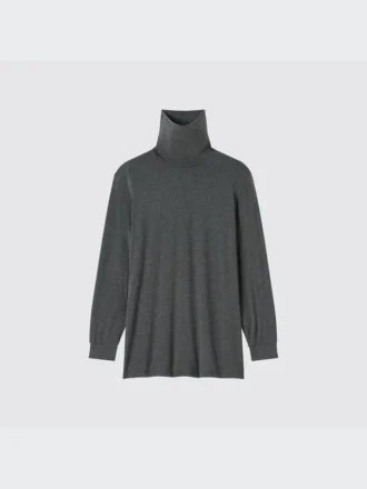 Men’s Heattech Turtleneck Long-Sleeve T-Shirt