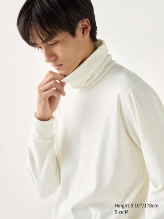 Men’s Heattech Ultra Warm T-Shirt | Turtleneck