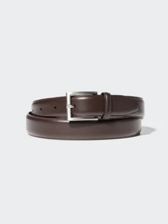 Men’s Italian Leather Stitched Belt