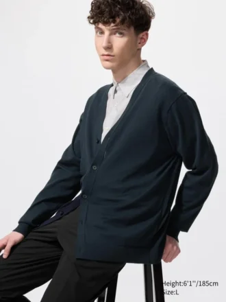 Men’s Knitted V-Neck Cardigan