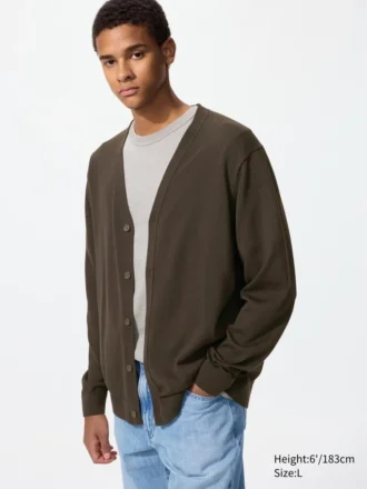 Men’s Knitted V-Neck Cardigan