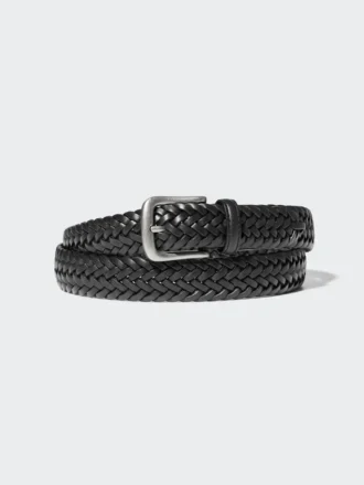 Men’s Leather Mesh Belt