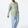 Men’s Linen Blend Easy Ankle Pants