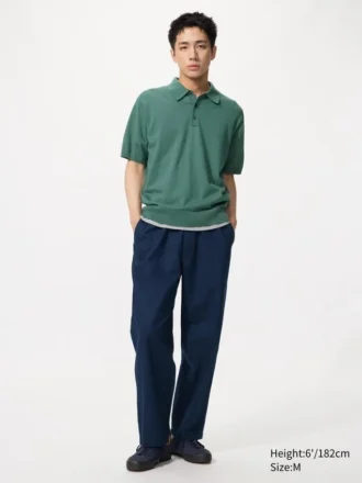 Men’s Linen Blend Easy Ankle Pants