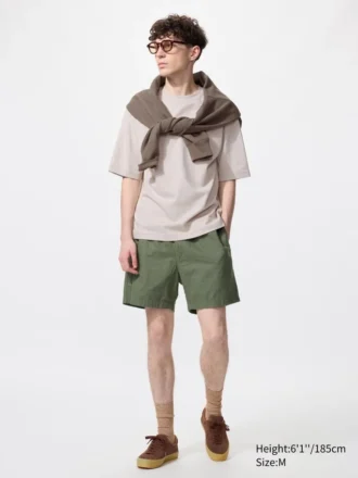 Men’s Linen Blend Easy Shorts | 5″