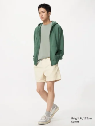 Men’s Linen Blend Easy Shorts | 5″