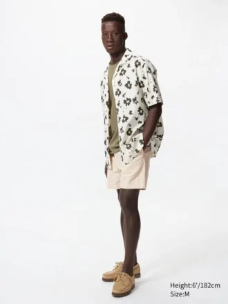 Men’s Linen Blend Easy Shorts | 5″