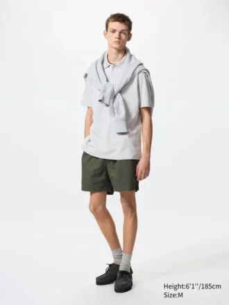 Men’s Linen Blend Easy Shorts | 5″