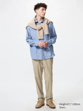 Men’s Linen Blend Relaxed Pants