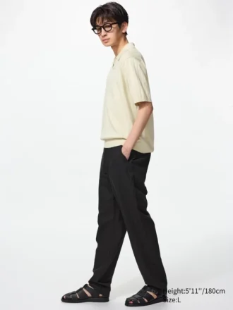 Men’s Linen Blend Relaxed Pants