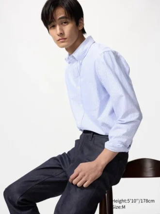 Men’s Oxford Slim Shirt | Striped