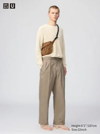 Men’s Pleated Wide Pants