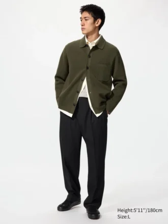 Men’s Pleated Wide Pants