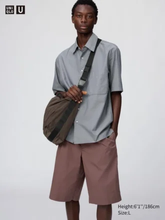 Men’s Pleated Wide Shorts | 12.5″