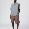 Men’s Pleated Wide Shorts | 12.5″
