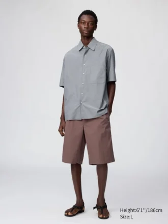 Men’s Pleated Wide Shorts | 12.5″