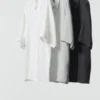 Men’s Premium Linen Oversized Shirt | Short Sleeve