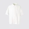 Men’s Premium Linen Oversized Shirt | Short Sleeve