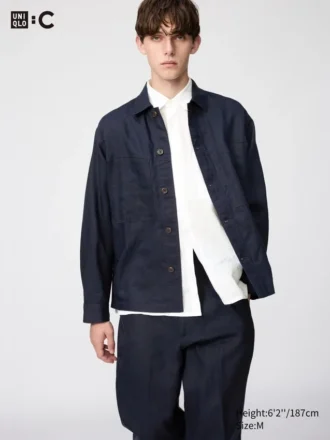 Men’s Premium Linen Shirt Jacket