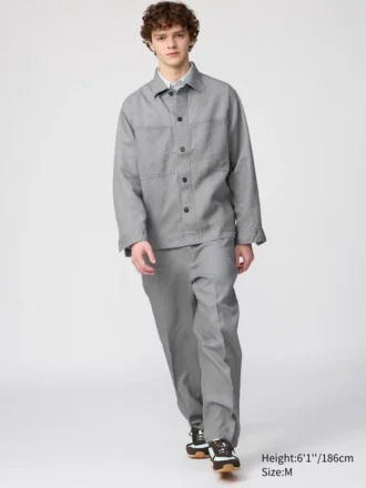 Men’s Premium Linen Shirt Jacket