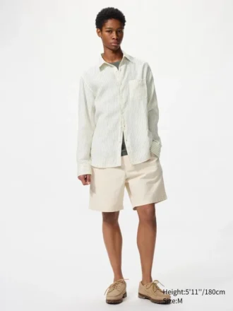 Men’s Premium Linen Shirt | Striped