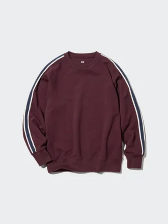 Men’s Side-Stripe Long-Sleeve Sweatshirt
