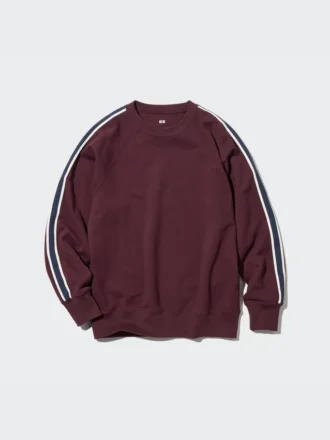 Men’s Side-Stripe Long-Sleeve Sweatshirt