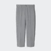 Men’s Smart Ankle Pants | Checked Pattern