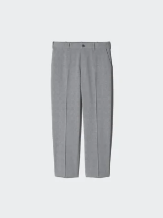 Men’s Smart Ankle Pants | Checked Pattern