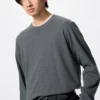 Men’s Soft Brushed T-Shirt | Long Sleeve