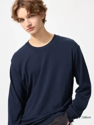 Men’s Soft Brushed T-Shirt | Long Sleeve