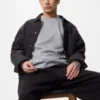 Men’s Soft Knitted Fleece T-Shirt