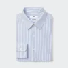 Men’s Super Non-Iron Jersey Slim Shirt | Regular Collar | Striped