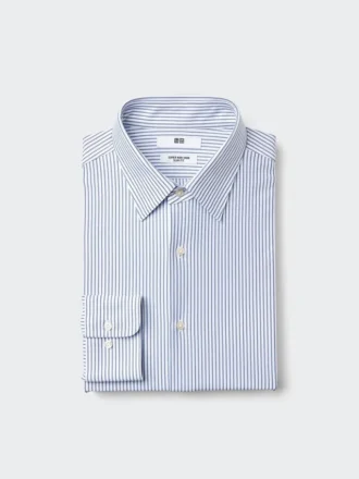 Men’s Super Non-Iron Jersey Slim Shirt | Striped