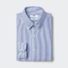 Men’s Super Non-Iron Slim Shirt | Button Down Collar | Striped