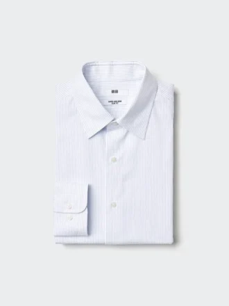 Men’s Super Non-Iron Slim Shirt | Regular Collar | Striped