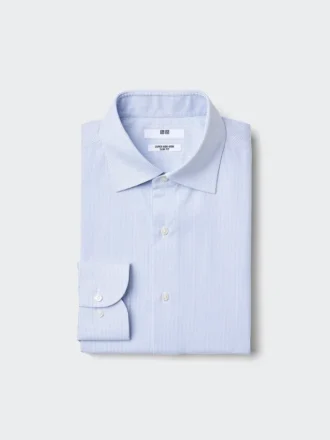 Men’s Super Non-Iron Slim Shirt | Spread Collar | Striped