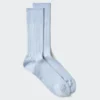 Men’s Supima® Cotton Blend Wide Ribbed Socks