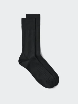 Men’s Supima® Cotton Blend Wide Ribbed Socks