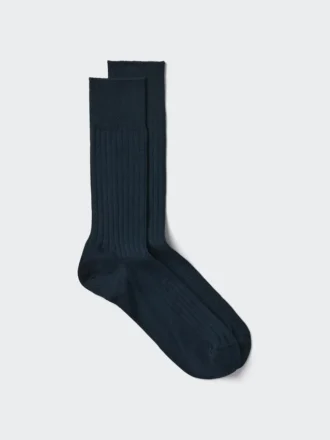 Men’s Supima® Cotton Blend Wide Ribbed Socks