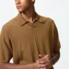 Men’s Washable Knitted Skipper Polo Sweater